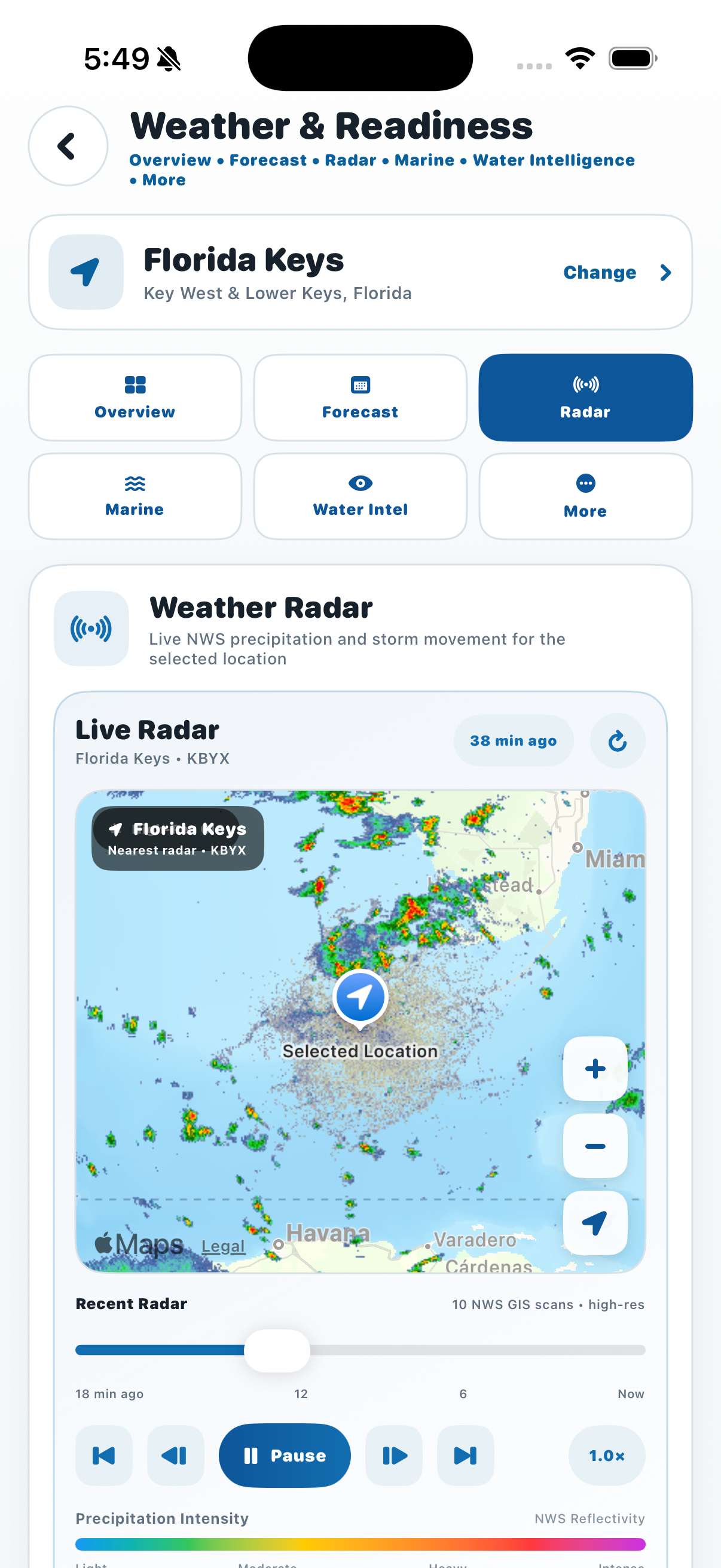 Zyntria Water Adventure Live Weather Context