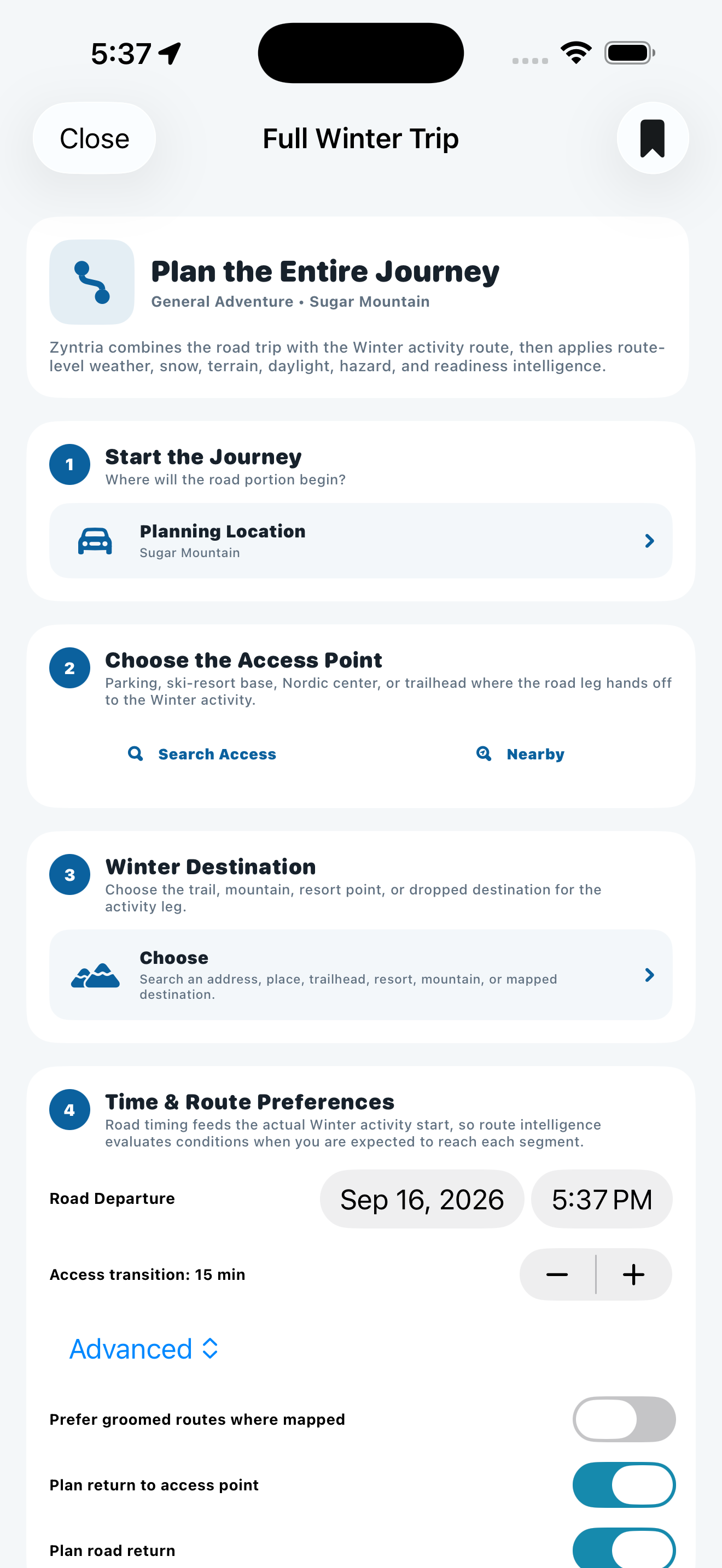 Zyntria Winter Adventure Plan the Full Journey