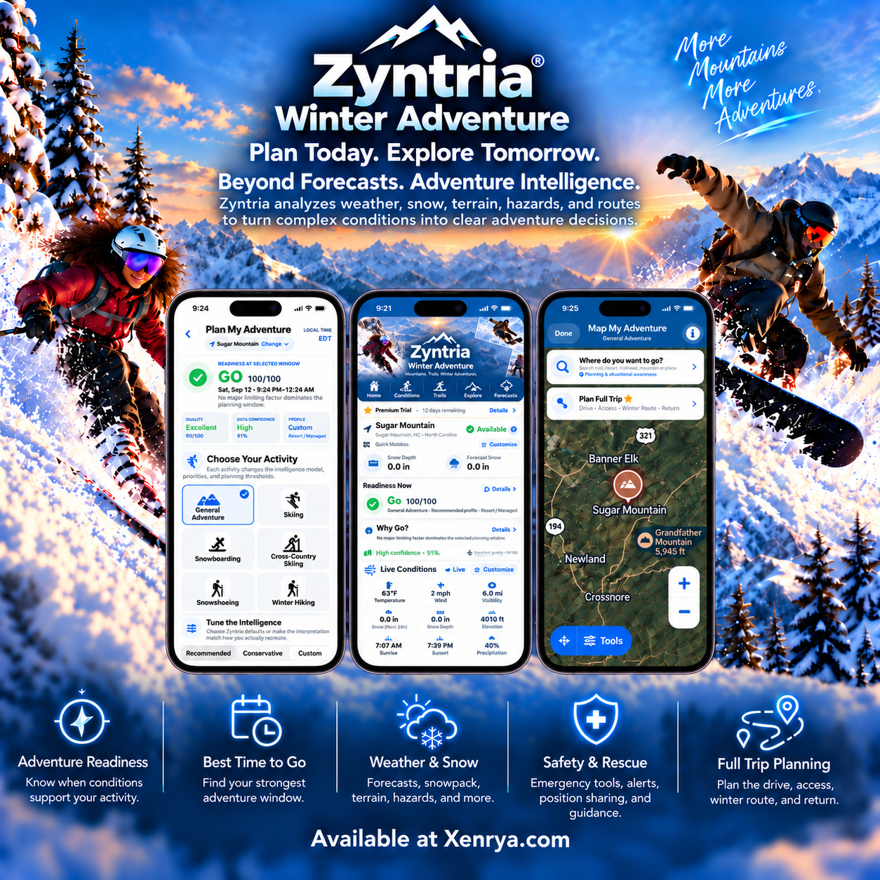 Zyntria Winter Adventure product showcase